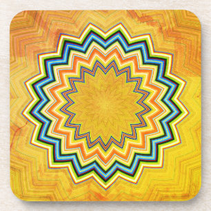 Dessous-de-verre Mandala rustique