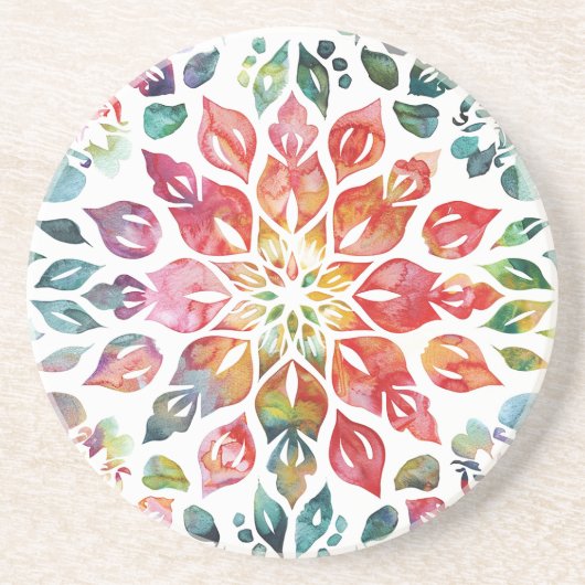 Dessous de verre Mandala Sandstone (Devant)