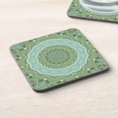 Dessous-de-verre Mandala Succulent (Côté gauche)