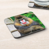 Dessous-de-verre Mandrill 001 (Côté gauche)