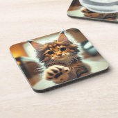 Dessous-de-verre Mane Coon Kitten (Côté gauche)
