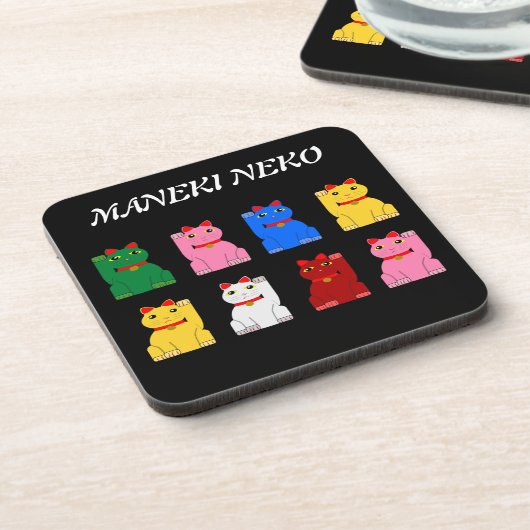 Dessous-de-verre maneki neko (Côté gauche)