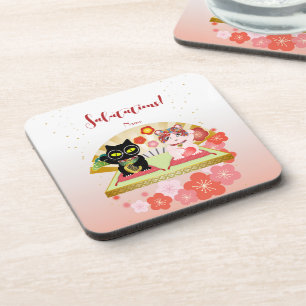 Dessous-de-verre Maneki Neko Lucky Poiluna