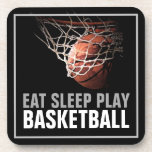 Dessous-de-verre Manger Sommeil Jouer Basket-Ball Artwork Motivatio<br><div class="desc">Oeuvres de jeu populaires américaines et internationales - I Love This Game. Sports Populaires - Basketball Game Ball Image.</div>