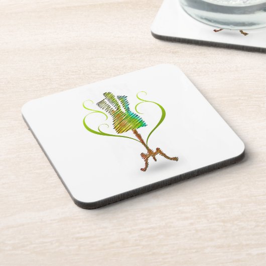 Dessous-de-verre Mannequin Seamstress / Mannequin fabricant / (Côté gauche)