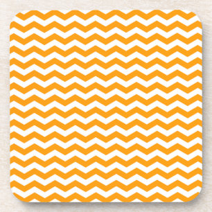 Dessous-de-verre Marbella Orange Wave Chevron
