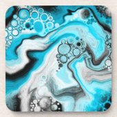 Dessous-de-verre Marbre bleu brun (Devant)