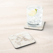 Dessous-de-verre Marbre Brown blanc (Côté Droit)