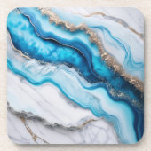 Dessous-de-verre Marbre de Blue River (Devant)