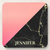 Dessous-de-verre Marbre noir (Devant)