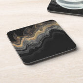 Dessous-de-verre Marbre noir (Côté gauche)