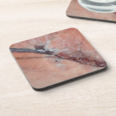 Dessous-de-verre Marbre rose avec la faille (Côté gauche)