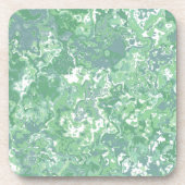 Dessous-de-verre Marbre Vert Monochrome (Devant)
