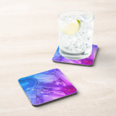Dessous-de-verre Marbre Violet Exotique (Côté Droit)