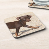 Dessous-de-verre Marche de chiot de chiwawa (Côté gauche)