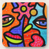 Dessous-de-verre "Marché de fleur " (Devant)