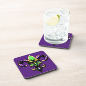 Dessous-de-verre Mardi Gras Fleur De Lis (Côté Droit)