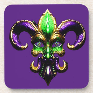 Dessous-de-verre Mardi Gras Fleur De Lis