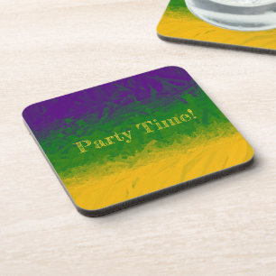 Dessous-de-verre Mardi Gras Gradient