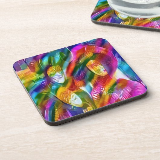 Dessous-de-verre Mardis Gras (Côté gauche)