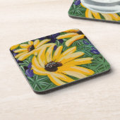 Dessous-de-verre Marguerites jaunes (Côté gauche)