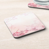 Dessous-de-verre Mariage à l'orchidée rose (Côté gauche)
