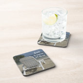 Dessous-de-verre Mariage de transat de plage (Côté Droit)