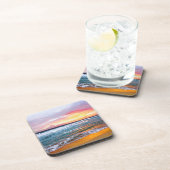 Dessous-de-verre Mariage d'été de destination côtière de plage trop (Côté Droit)