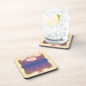 Dessous de verre Mariages de Bow rose (Côté Droit)