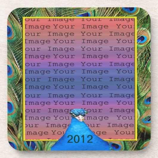 Dessous de verre Mariages Peacock (Devant)