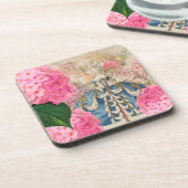 Dessous de verre Marie Antoinette Pink Hydrangeas (Côté gauche)