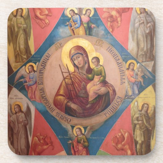 Dessous-de-verre Marie, Jésus et les Anges (Devant)
