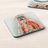 Dessous-de-verre Mariée en rouge au Mariage chinois à Shanghai (Côté gauche)