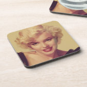 Dessous-de-verre Marilyn dans le noir (Côté gauche)