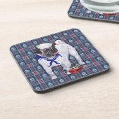 Dessous-de-verre Marin Pug (Côté gauche)
