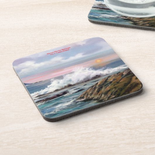 Dessous-de-verre Marina/Mariña/Mer (Côté gauche)