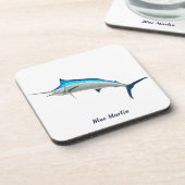Dessous-de-verre Marlin bleu (Côté gauche)