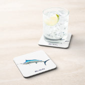 Dessous-de-verre Marlin bleu (Côté Droit)