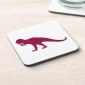 Dessous-de-verre Maroon Dinosaur (Côté gauche)