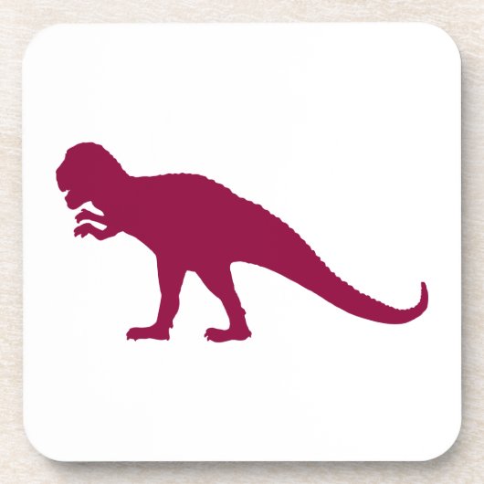 Dessous-de-verre Maroon Dinosaur (Devant)