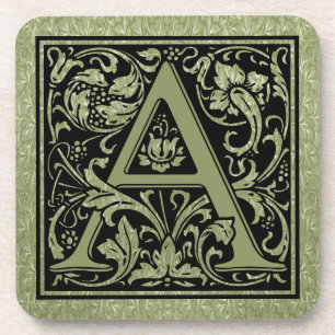 Dessous-de-verre Marquez avec des lettres un premier monogramme de