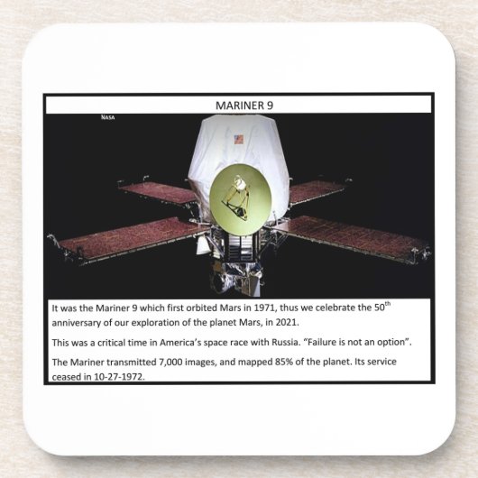 Dessous-de-verre Mars Mariner 9 (Devant)