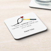 Dessous-de-verre Marteau et zap-strap (Côté gauche)