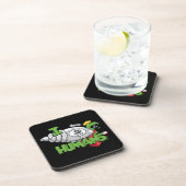 Dessous-de-verre MARVIN THE MARTIAN™ I Laser Humains (Côté Droit)