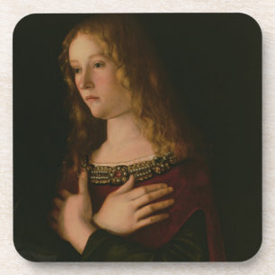 Dessous-de-verre Mary Magdalene, détail de la Vierge et de l'enfant