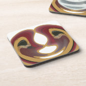 Dessous-de-verre Masai Tribal Whirt Art Imprimer (Côté gauche)