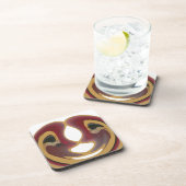 Dessous-de-verre Masai Tribal Whirt Art Imprimer (Côté Droit)