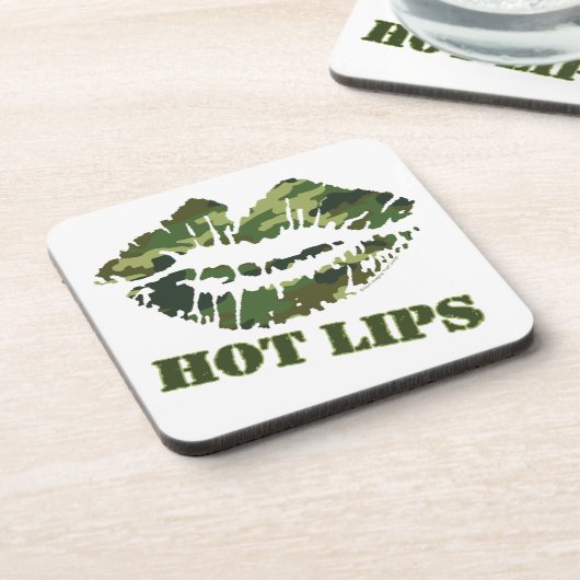 Dessous-de-verre MASH Lèvres Chaudes (Côté gauche)