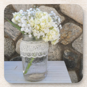 Dessous-de-verre Mason Jar Bouquet