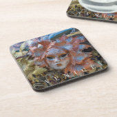 Dessous-de-verre Masque du Carnaval de Venise sur les dessous de ve (Côté gauche)